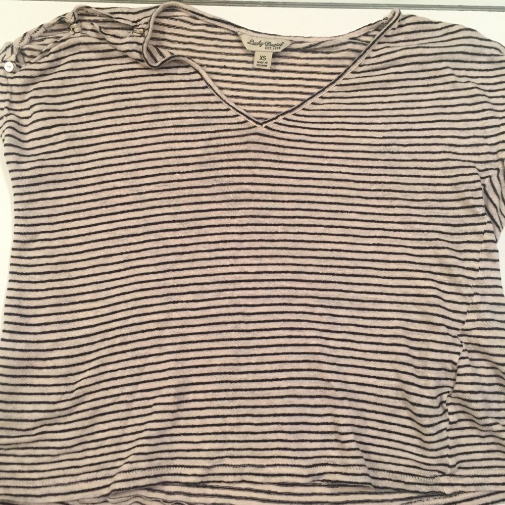 EUC Striped Lucky Brand Shirt